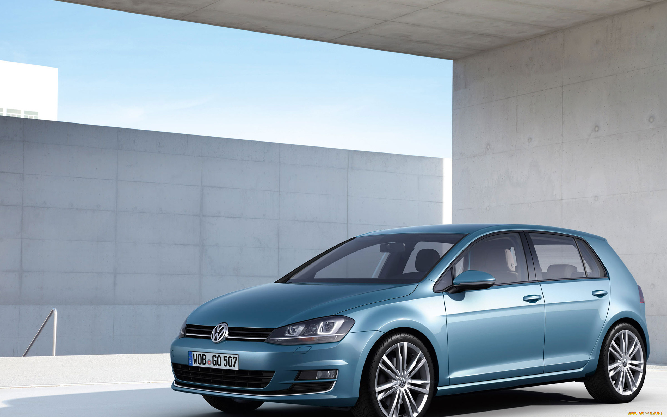 , volkswagen, sedan, golf, vii